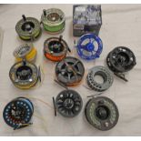 SELECTION OF REELS TO INCLUDE MAX CATCH ECO 7/8, GO TURE 7/8 BF 800B FLY REEL,