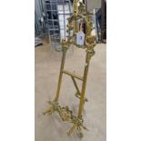 ARTS & CRAFTS STYLE BRASS READING STAND