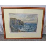 ALEX BALLINGALL, BIRDS AT THE CLIFFS, SIGNED,