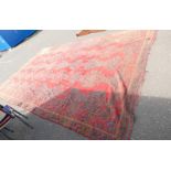 TURKISH RUG WITH RED,