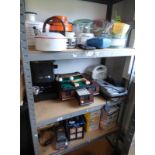 VARIOUS KITCHENALIA, MASSAGER, PUTTING SET,