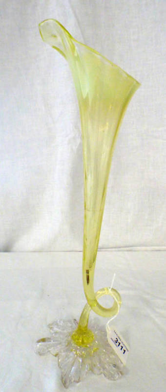 GLASS VASE, 38.