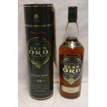 1 BOTTLE GLEN ORD 12 YEAR OLD SINGLE MALT WHISKY - 1 LITRE,