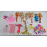 SELECTION OF VARIOUS BARBIE & SIMILAR TOGETHER WITH SOME ACCESSORIES