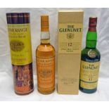 2 BOTTLES SINGLE MALT WHISKY : GLENMORANGIE 10 YEAR OLD - 70CL,