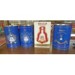 4 BELLS PORCELAIN WHISKY DECANTERS