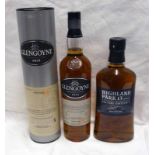 2 BOTTLES OF SINGLE MALT WHISKY : GLENGOYNE 12 YEAR OLD - 70CL,