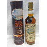 1 BOTTLE BEN NEVIS 10 YEAR OLD SINGLE MALT WHISKY - 70CL,