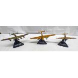 THREE ATLAS EDITION MODEL AIRCRAFT INCLUDING AVRO LANCASTER,