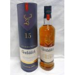 1 BOTTLE GLENFIDDICH SOLERA 15 YEAR OLD SINGLE MALT WHISKY -70CL,