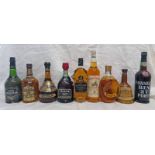 SELECTION OF VARIOUS WHISKY, PORT,