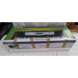 YAMAHA PSR - E213 ELECTRIC KEYBOARD AND STAND.