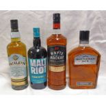 4 BOTTLES OF BLENDED WHISKY TO INCLUDE SHACKLETON BRITISH ANTARCTIC EXPEDITION,