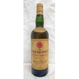 1 BOTTLE THE ONLY GENUINE GLENLIVET WHISKY,