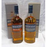 2 BOTTLES AUCHENTOSHAN ; THE AMERICAN OAK - 700ML, 40% VOL . BOXED & THE CLASSIC - 700 ML, 40% VOL.