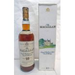 1 BOTTLE MACALLAN 10 YEAR OLD SINGLE MALT WHISKY - 75CL, 40% VOL.