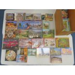 SELECTION OF VARIOUS BOXED JIGSAWS & PUZZLES.