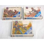 3 AIRFIX HO/00 GAUGE MODEL FIGURES FROM THE AMERICAN CIVIL WAR RANGE INCLUDING 01712-9 UNION