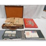 SELECTION OF VARIOUS WORLDWIDE LOOSE STAMPS & STAMPS ON PAPER, ALBUM OF G.