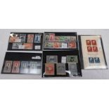 SELECTION OF STAMPS AND MIN SHEETS IN 5 STOCKCARDS TO INCLUDE TURKEY 1914 100 PI & 200 PI