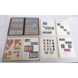 2 ALBUMS OF MINT & USED WORLDWIDE STAMPS WITH PENNY REDS, BLOCKS, KGV SEAHORSE,