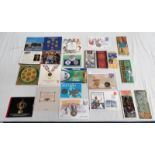 SELECTION OF VARIOUS COIN COVERS AND COIN PRESENTATION PACKS TO INCLUDE 1999 UK BRILLIANT