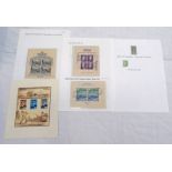 POLAND 1938 SGMS348A AND SGMS335A 5TH PHILATELIC EXHIBITION TOGETHER WITH VATICAN CITY 1952