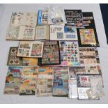 GOOD SELECTION OF STAMPS, FIRST DAY COVERS,