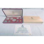 1973 COMMONWEALTH OF THE BAHAMA ISLANDS PROOF SET, IN CASE OF ISSUE, WITH C.O.A.