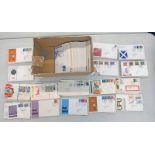 SELECTION OF APPROX 250 BRITISH FIRST DAY COVERS FROM THE 1960'S TO THE 1980'S,