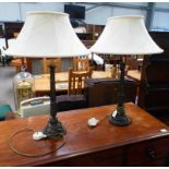 PAIR OF TABLE LAMPS