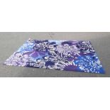 CARPET WITH PURPLE PATTERN 244 CM X 154 CM