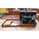 CASED SINGER SEWING MACHINE NO.