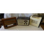 KOLSTER-BRANDES LTD TEAK CASED RADIO RECEIVER,