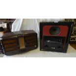 BAKELITE CASED MURPHY RADIO RECEIVER & 1 OTHER