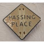PASSING PLACE ROAD SIGN