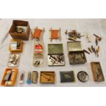 A GOOD AND VAST SELECTION OF VARIOUS FISHING LURES, 1 HARDY,