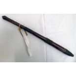 SOUTH AFRICAN WIRE WORK BATON, WITH APPARENT PROVENANCE OF THE LATE DR ELIZABETH ANN CARSWELL,