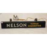 NELSON TIPPED CIGARETTES ADVERTISEMENT SIGN / LIGHT