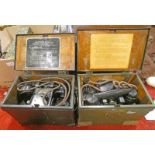 TELEPHONE SETS 'F' PAIR OF TELEPHONES IN CASES