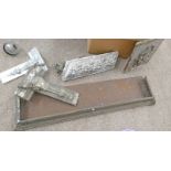 CARVED MOULDING'S, METAL FIRE FENDER,