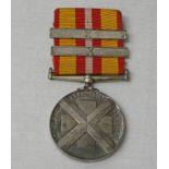 VOLUNTARY MEDICAL SERVICE MEDAL TO M WRIGHT WITH TWO ST ANDREWS BARS