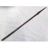 ABORIGINAL BARBED HARDWOOD SPEAR,