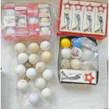 SELECTION OF VINTAGE GOLF BALLS TO INCLUDE SPALDING PRO-FLITE, STAR , WARWICK,