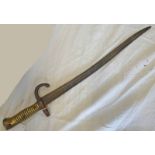 FRENCH CHASSEPOT BAYONET WITH 57CM LONG BLADE