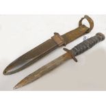 US WW2 1943 DATED M3 FIGHTING KNIFE WITH 16.