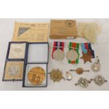 WW2 MEDALS TO GUARDSMAN JOHN FRASER (010036) OF FERNBANK, CULTER, ABERDEENSHIRE,