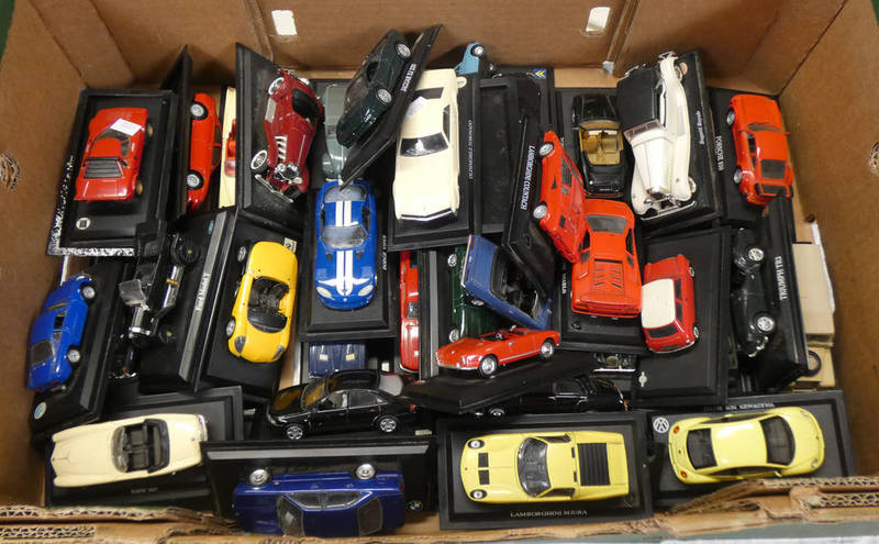 SELECTION OF MODEL CARS ON BASES,