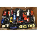 SELECTION OF MODEL CARS ON BASES,