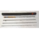 HARDY UNIQUA 10' #7 4 PIECE FLY ROD IN HARDY BAG AND TUBE